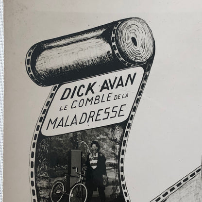 Circus Clown Bicycle Act Photo Photograph Vintage Dick Avan