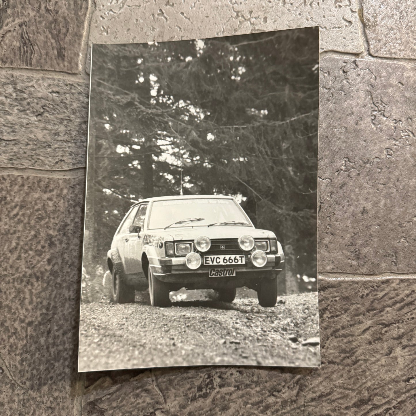 1980 RAC Rally Rallye Car Racing Photo Photograph Vintage Car