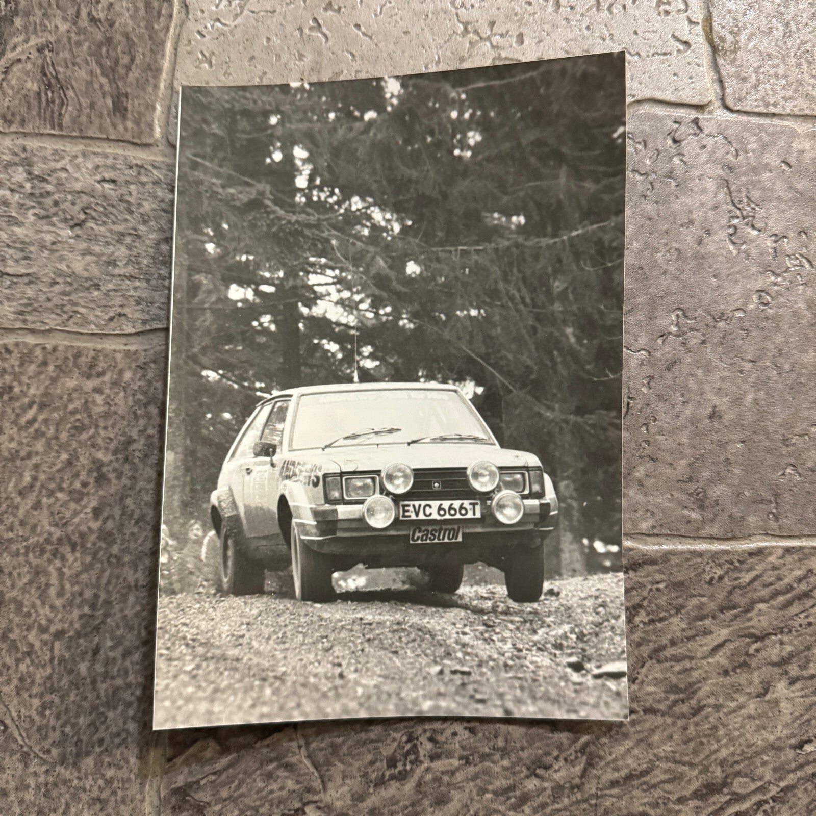 1980 RAC Rally Rallye Car Racing Photo Photograph Vintage Car