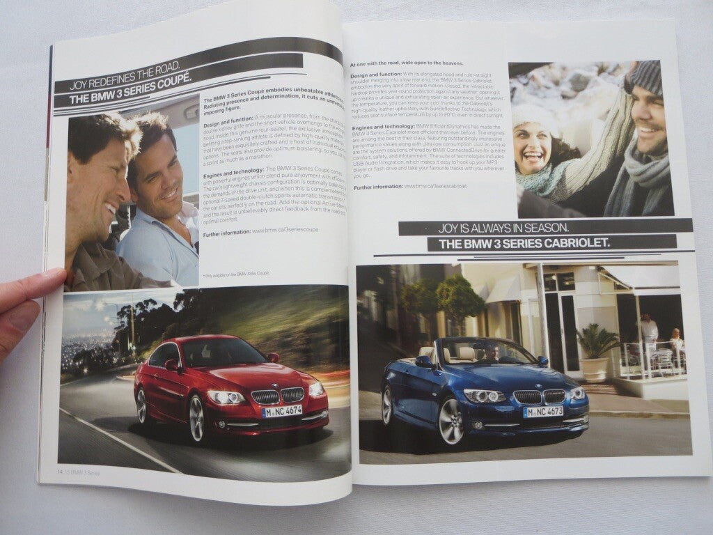 2011 BMW Sales Brochure 1 3 5 6 7 Series X1 X3 X5 X6 M3 X5M Z4 Convertible +