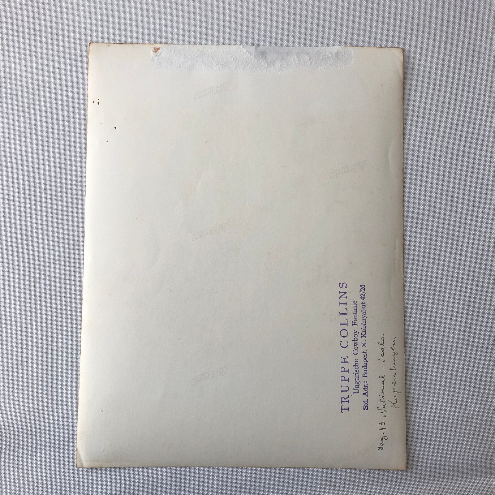 Circus Performer Wild West Show Rope Act Troupe Collins Vintage Photo German