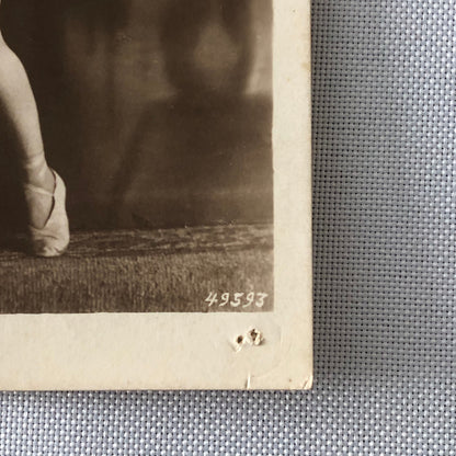 Circus Performer Dancer Acrobat Real Photo Postcard Post Card RPPC Photograph