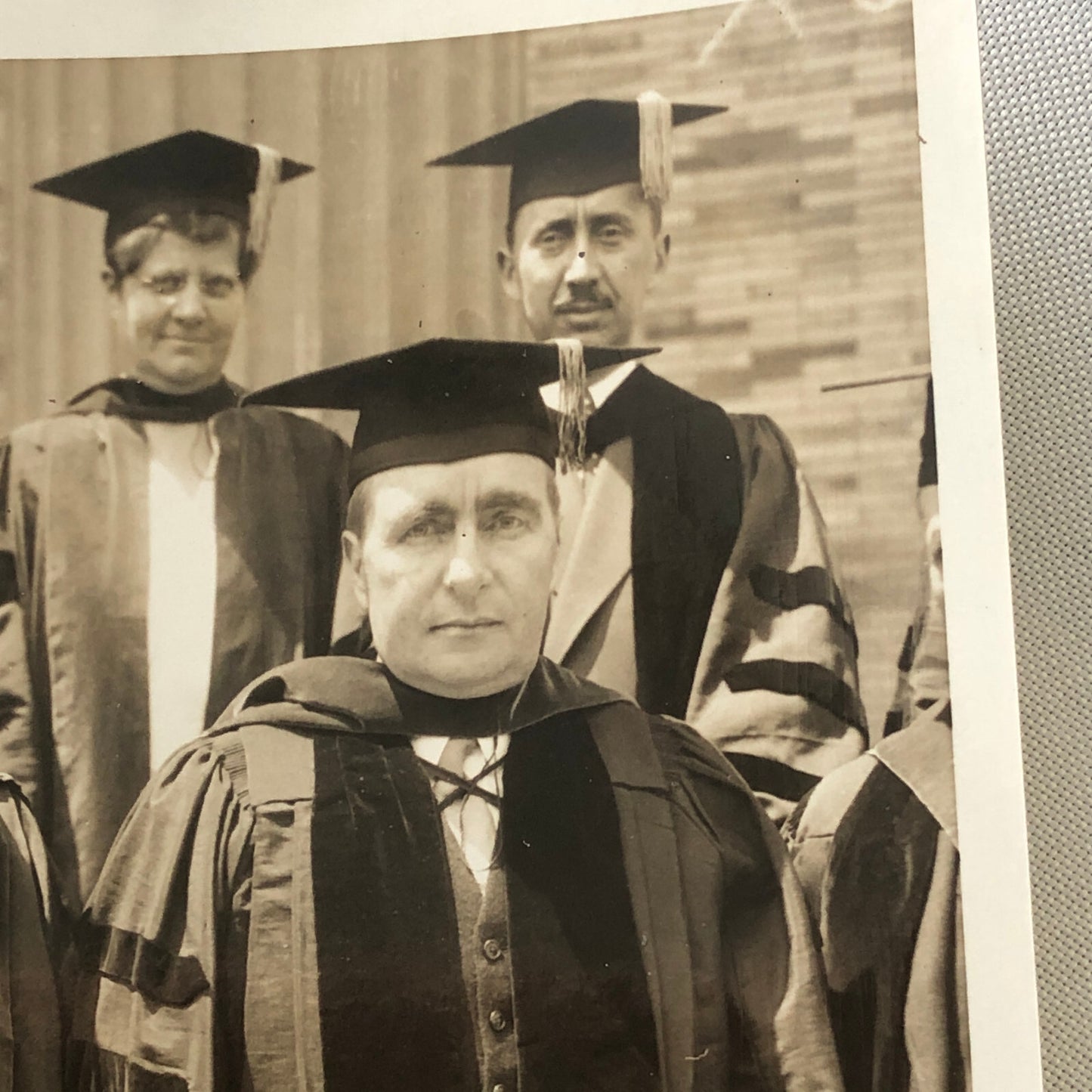 Press Photo Photograph New York University Honorary Degree Tresury Secretary