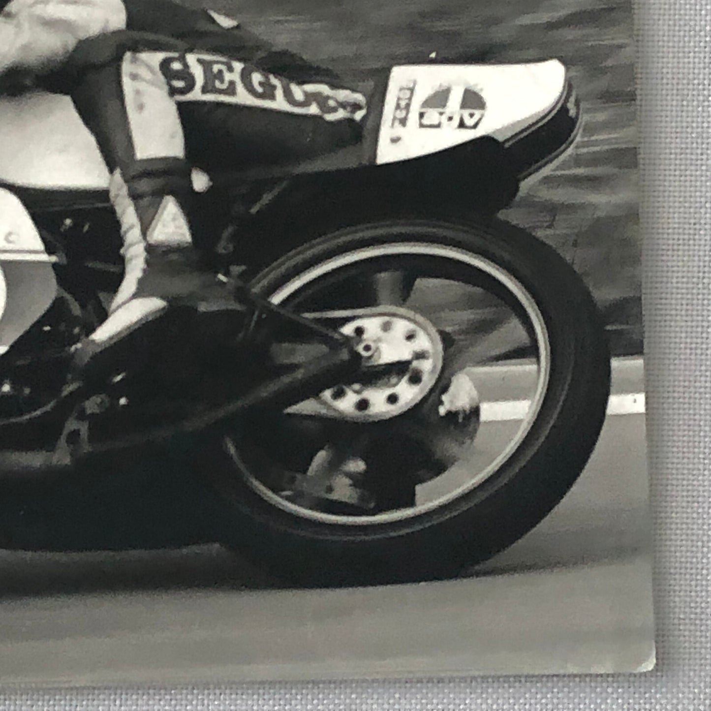 Vintage Motorcycle Racing Photo photograph Yamaha Bike