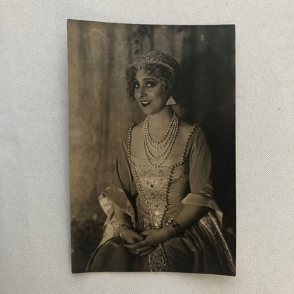 Press Photo Photograph French Stage Actress Yvonne Printemps in Costume 6x