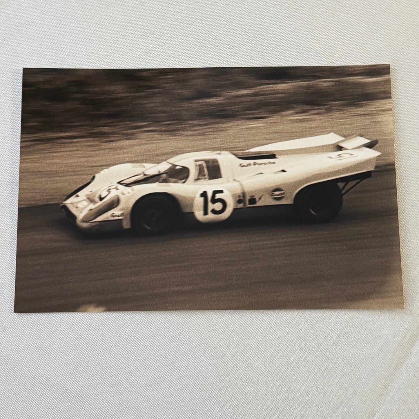 Vintage Car Racing Photo Photograph Lot 9x Porsche Alfa Romeo MODERN PRINTS
