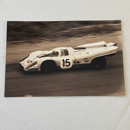 Vintage Car Racing Photo Photograph Lot 9x Porsche Alfa Romeo MODERN PRINTS