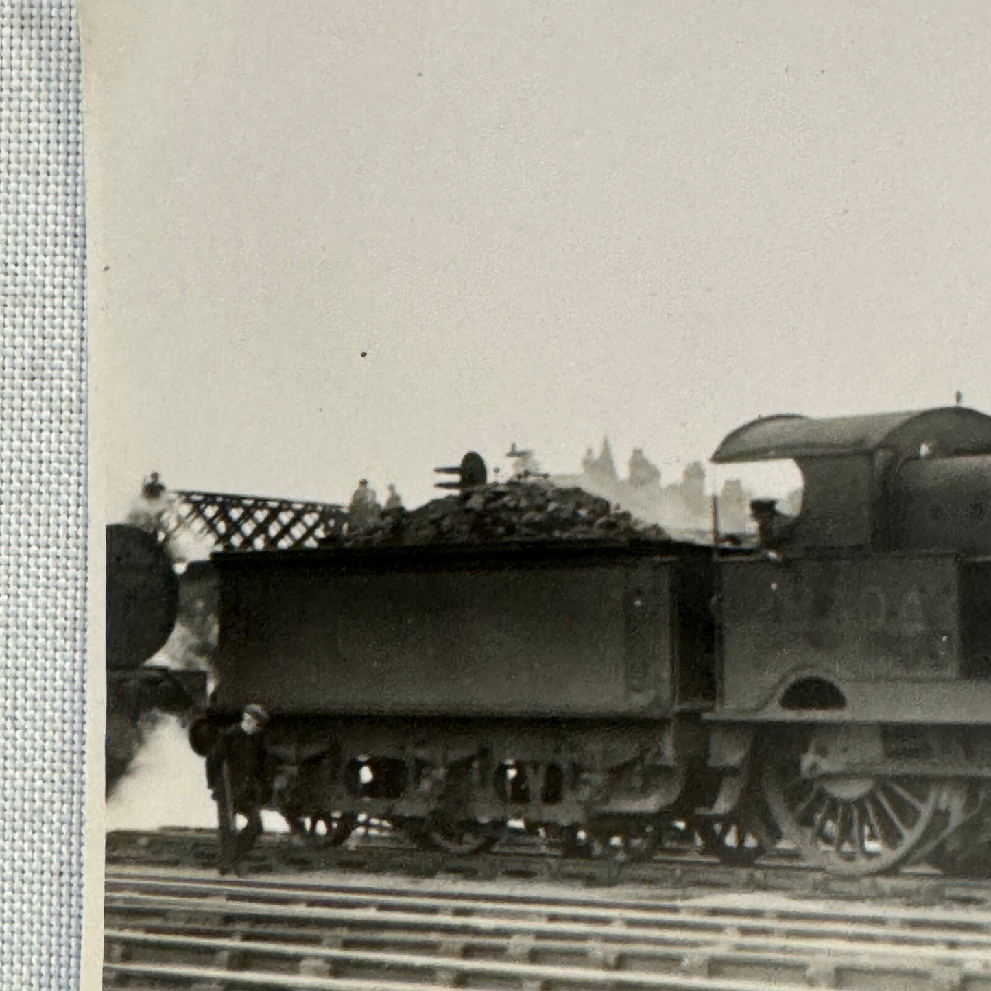 Vintage Train Locomotive Photo Photograph