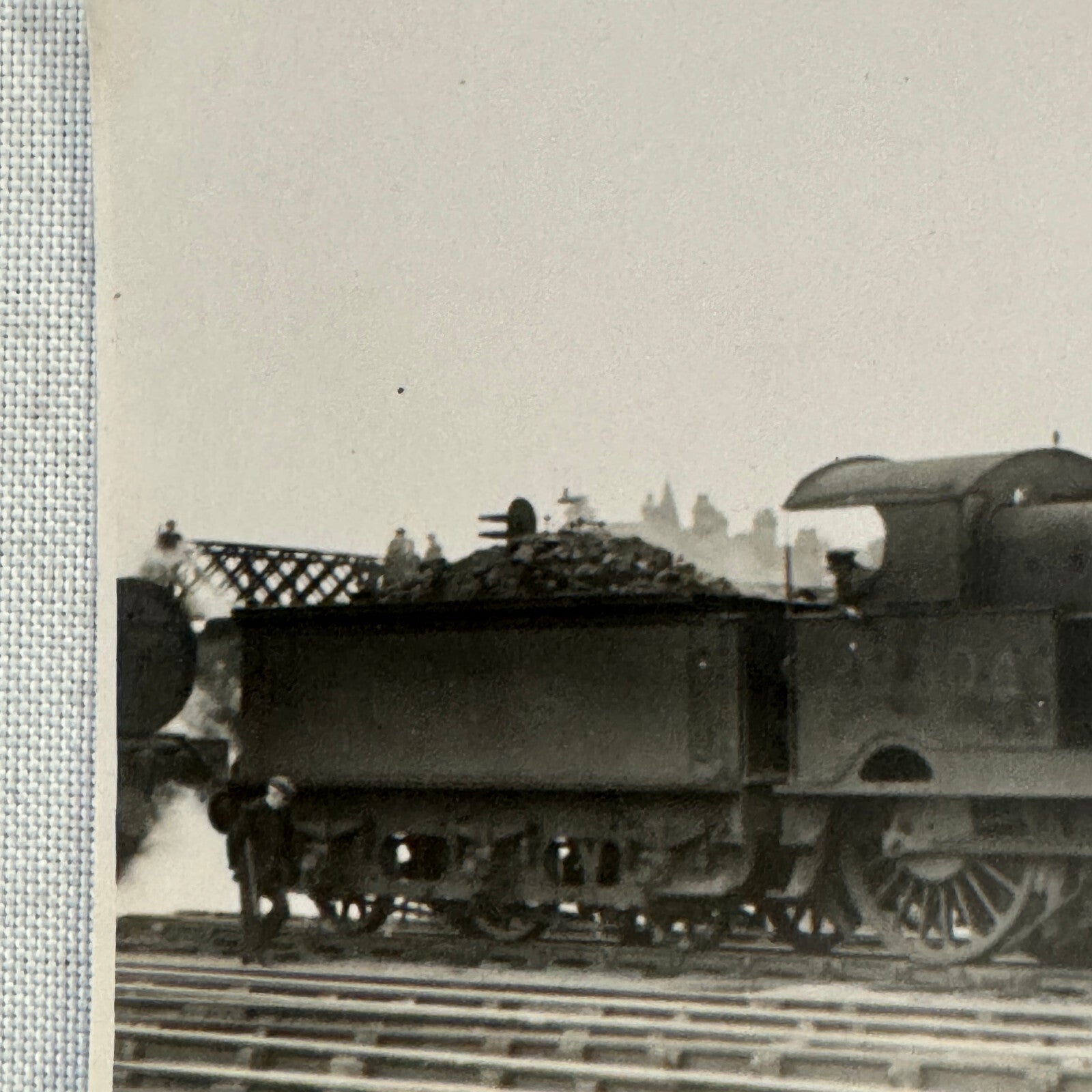 Vintage Train Locomotive Photo Photograph