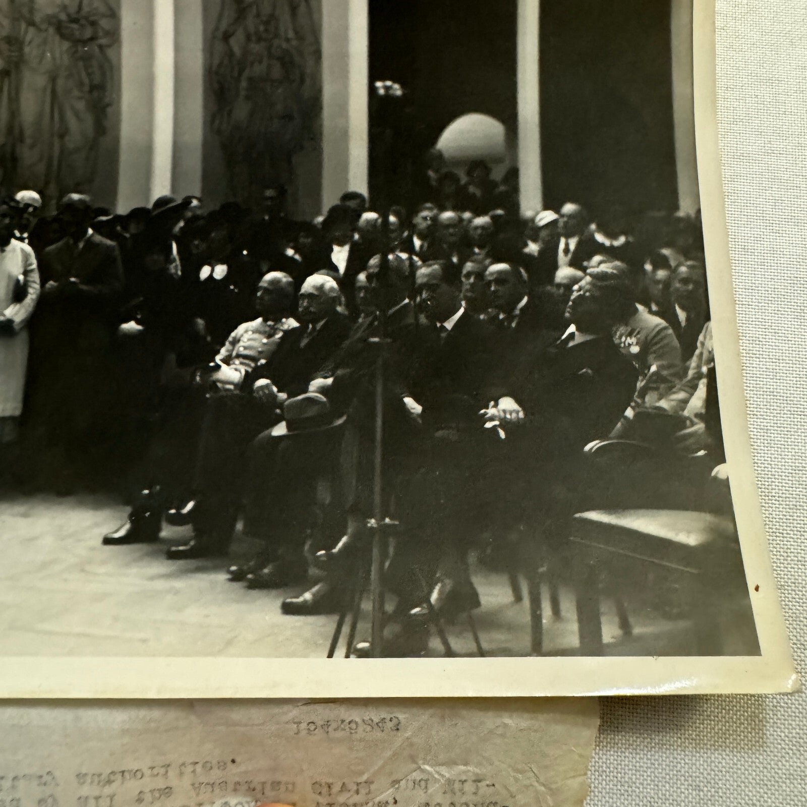President Wilhelm Miklas Austria Austrian War Exhibit Press Photo Photograph