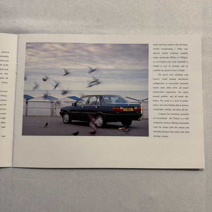 Lancia Prisma Car Sales Brochure Catalog Advertising Prisma Symbol 1600ie