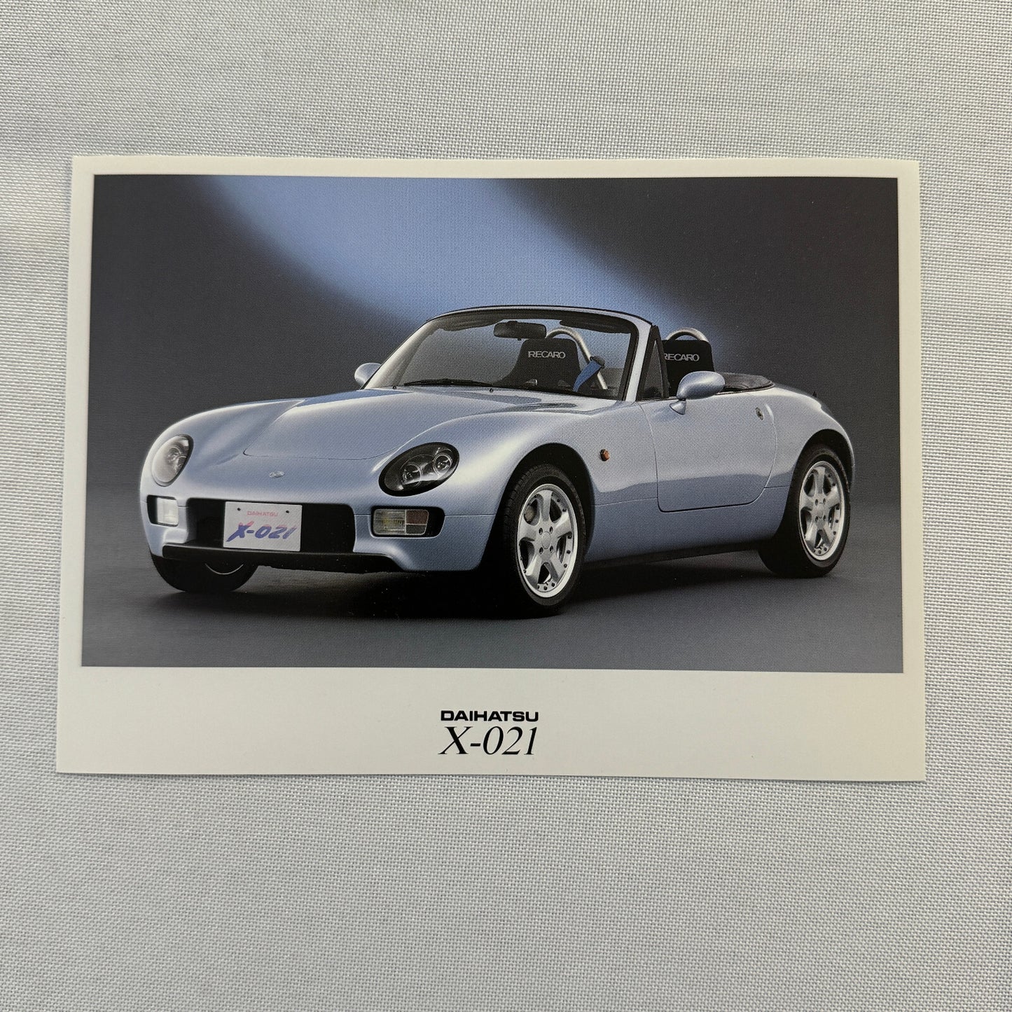 Daihatsu X-021 Roadster Concept Car Prototype Press Photo Photograph Lot 2x