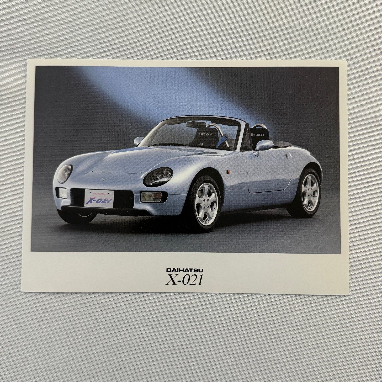 Daihatsu X-021 Roadster Concept Car Prototype Press Photo Photograph Lot 2x