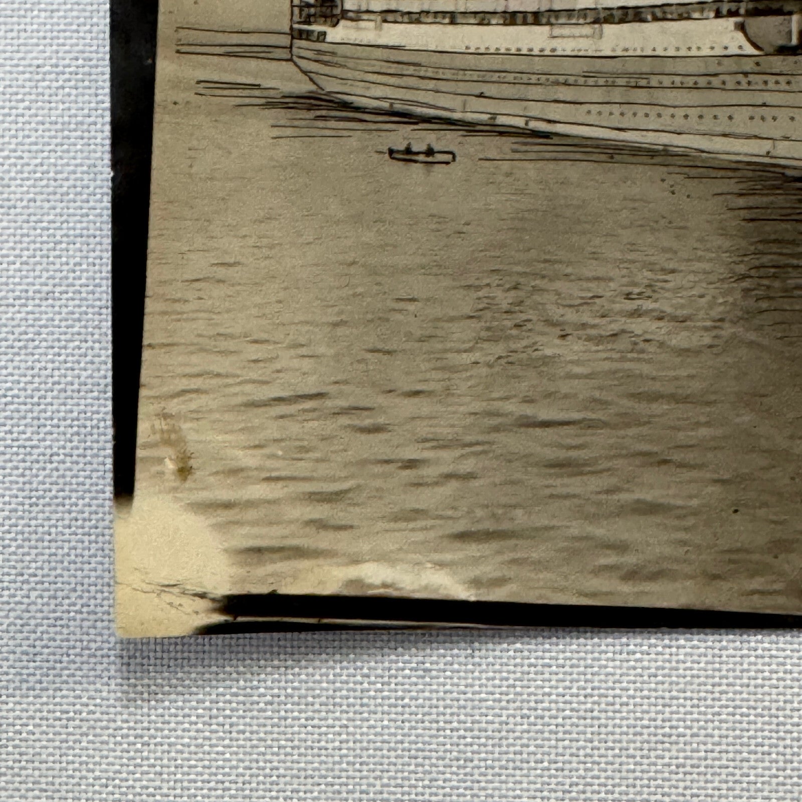 Vintage Boat Photo Photograph Royal Eduouard Steamer Steam Ship