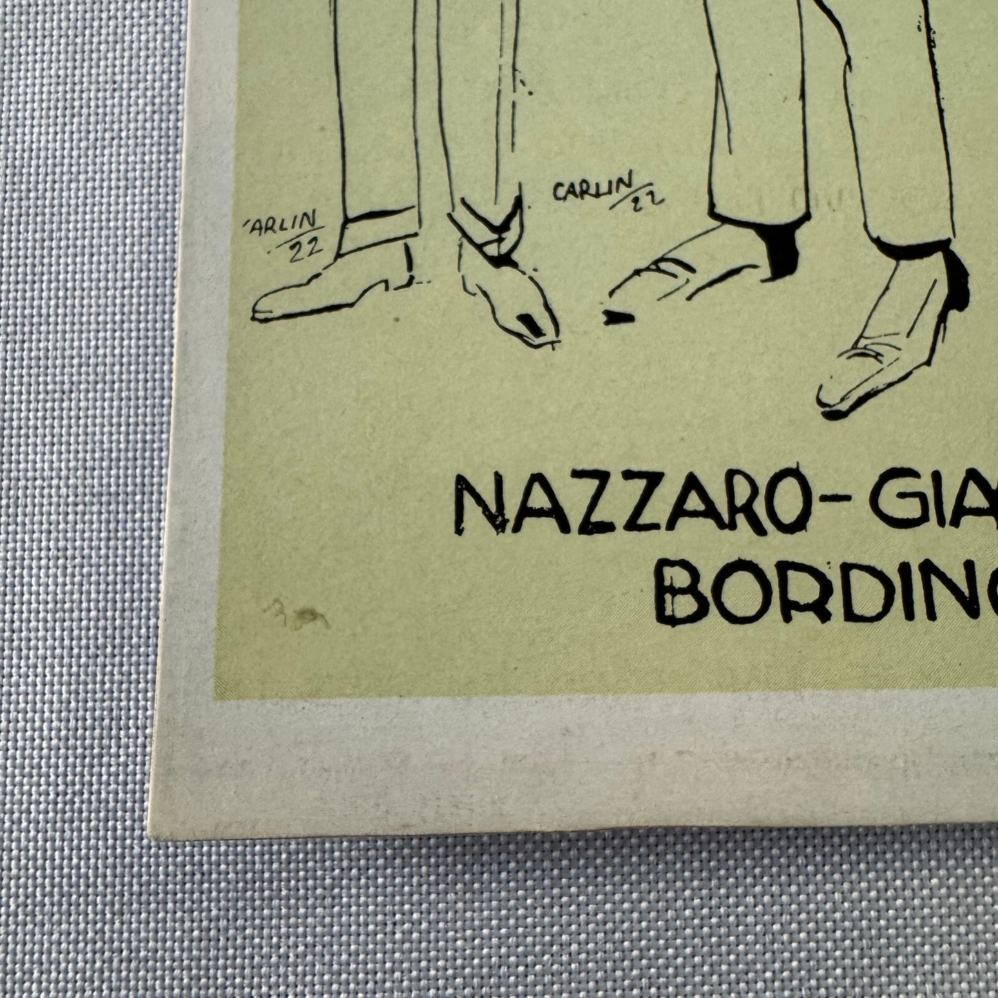 Vintage Italian Racing Driver Postcard Post Card Felice Nazzaro Pietro Bordino