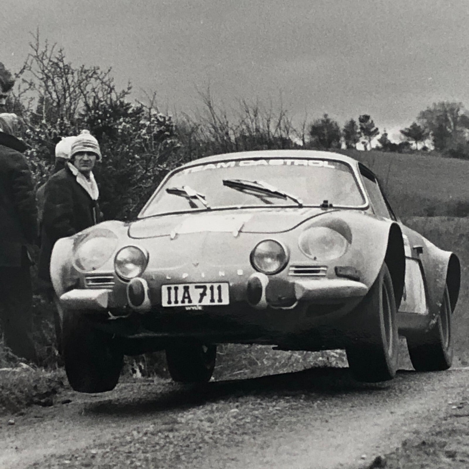 Vintage Renault Alpine Rally Racing Car Photo Photograph Print 