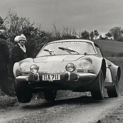 Vintage Renault Alpine Rally Racing Car Photo Photograph Print 
