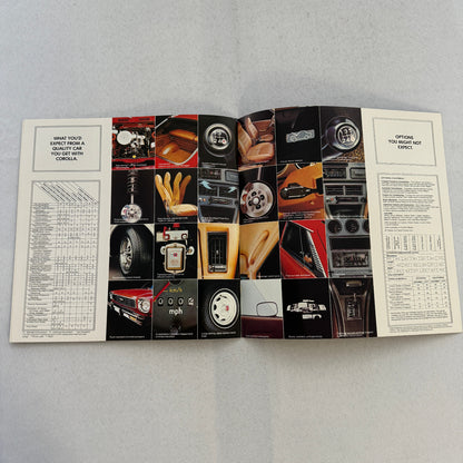 1977 Toyota Corolla Car Sales Brochure Catalog SR5 SR-5 Liftback Hardtop Wagon