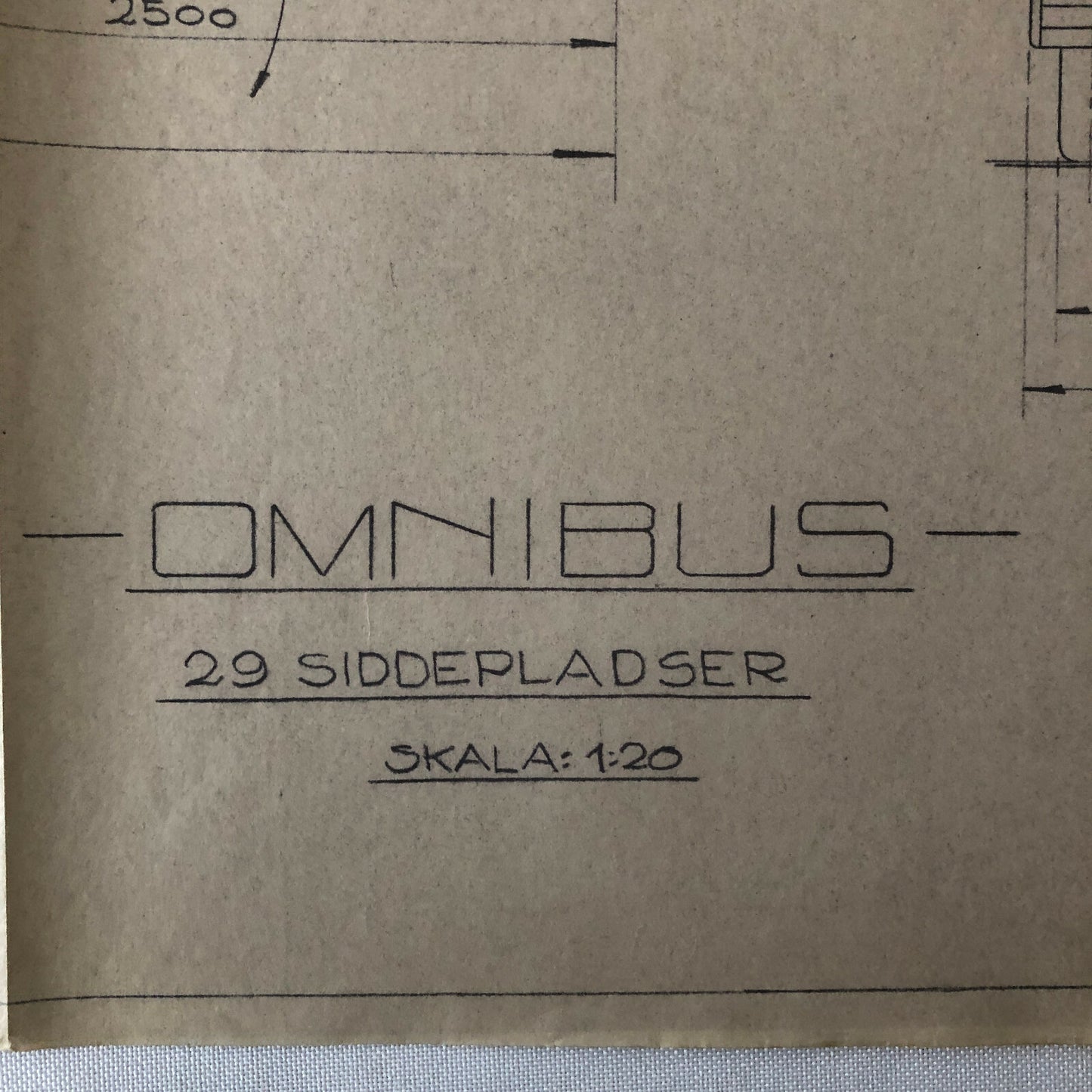 1935 Coachbuilder Bus Design Blueprint Rendering Blue Print Coach Bus Truck