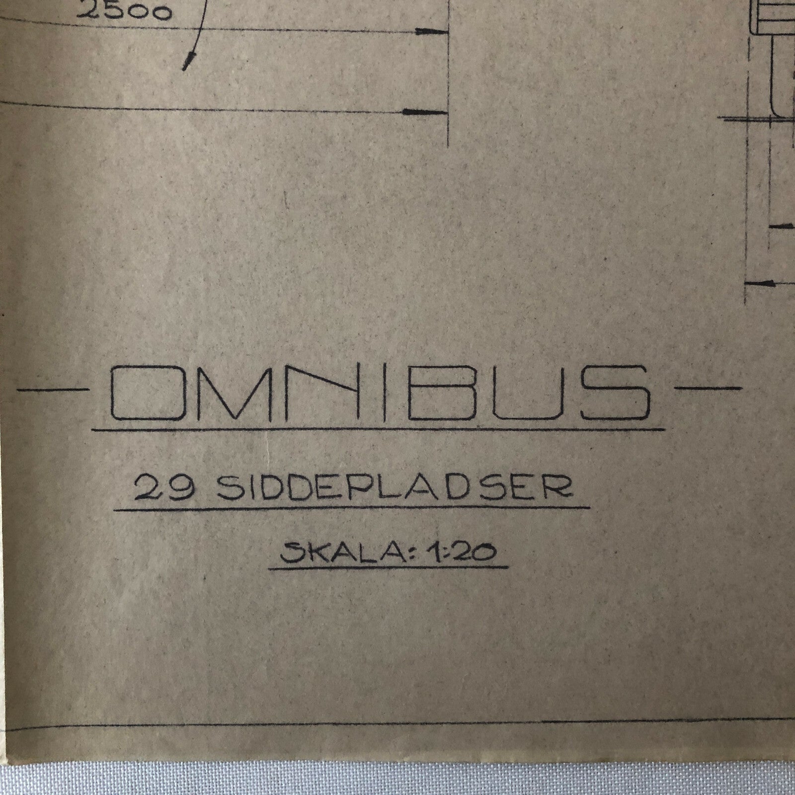 1935 Coachbuilder Bus Design Blueprint Rendering Blue Print Coach Bus Truck