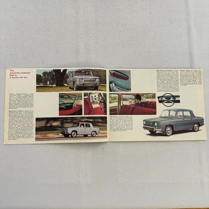 Renault R8 Car Sales Brochure Catalog Vintage Advertising Canadian