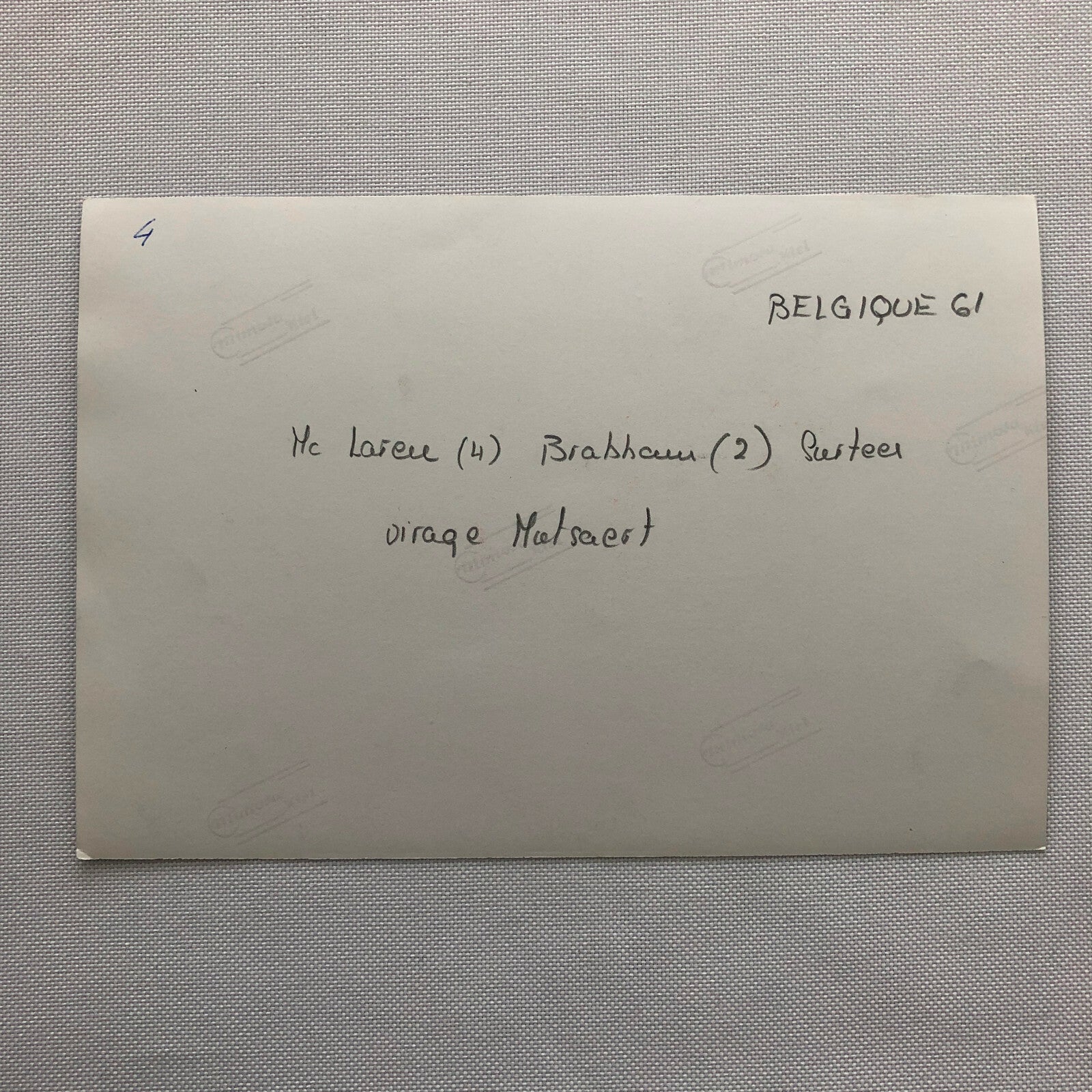 Vintage 1961 Racing Photo Photograph John Surtees Bruce McLaren Jack Brabham 