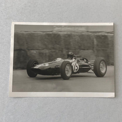 Vintage Grand Prix Racing Car Driver Photo Photograph Print