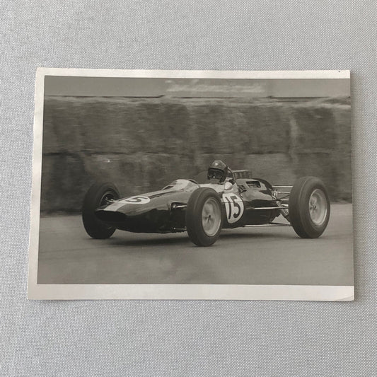Vintage Grand Prix Racing Car Driver Photo Photograph Print