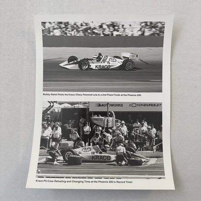 1990 Bobby Rahal Kraco Racing Press Kit Brochure Photos Lola Chevrolet Indy Car