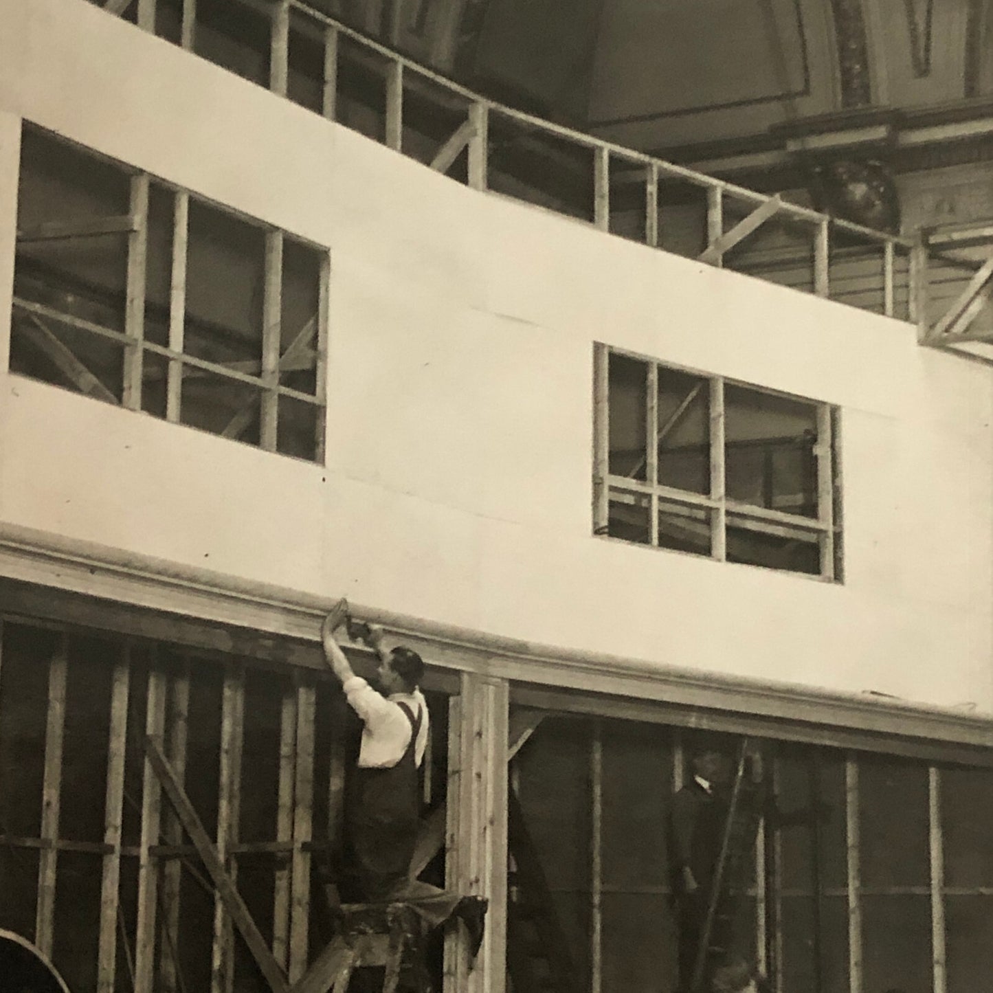 Vintage Press Photo Photograph 1934 Burlington House Art Exhibition London UK