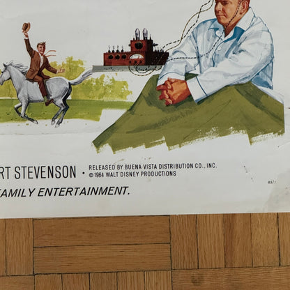 Vintage Disney Movie Poster The Monkeys Uncle 1964 Walt Disney Film