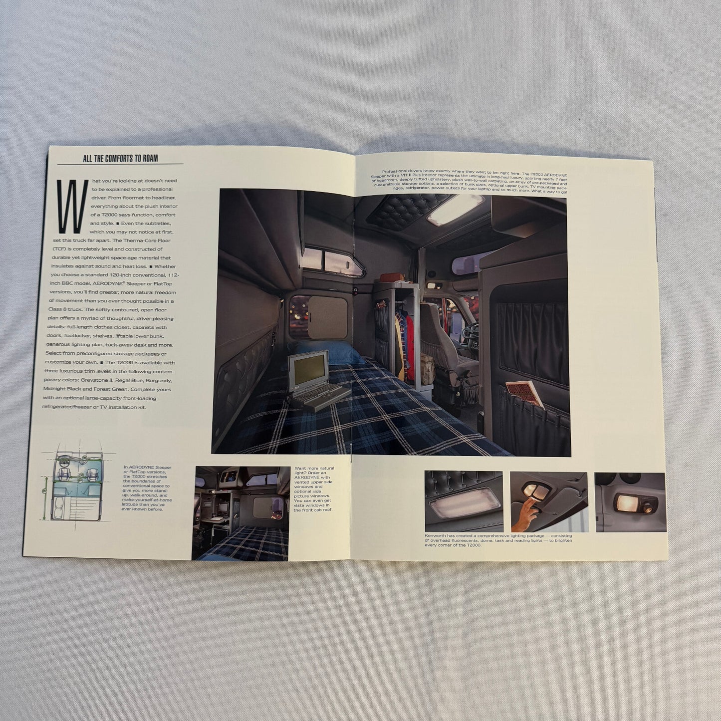 1996 Kenworth T2000 Truck Sales Brochure Catalog - Original