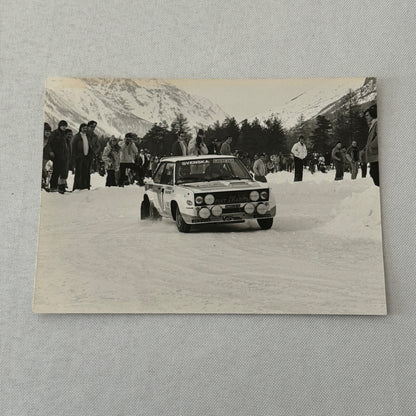1980 Rallye Monte Carlo Press Photo Photograph DPPI Fiat 131 Abarth Car