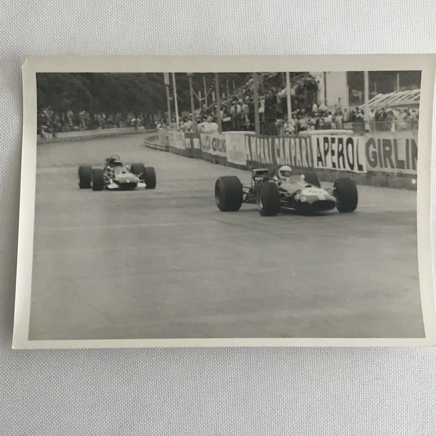 Vintage Grand Prix Racing Car Driver Photo Photograph Print