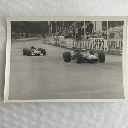 Vintage Grand Prix Racing Car Driver Photo Photograph Print
