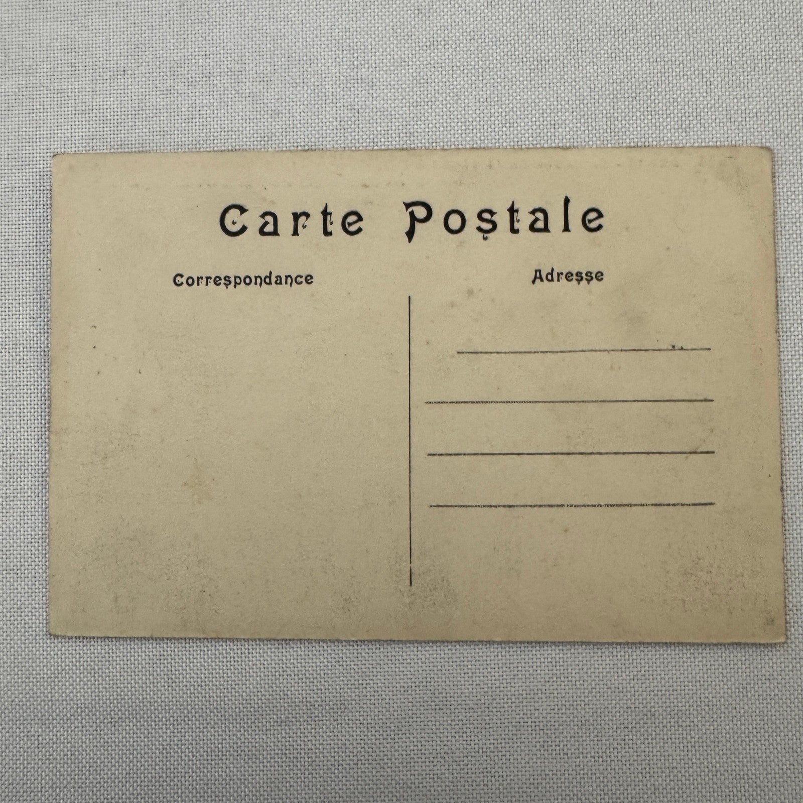 Vintage Zeppelin Airship Dirigible Postcard Post Card French