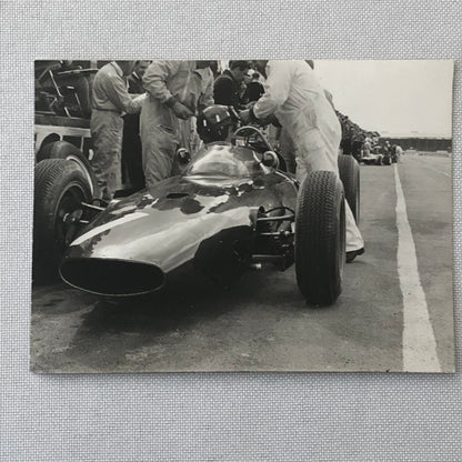 Vintage Racing Photo Photograph Graham Hill BRM Car Grand Prix