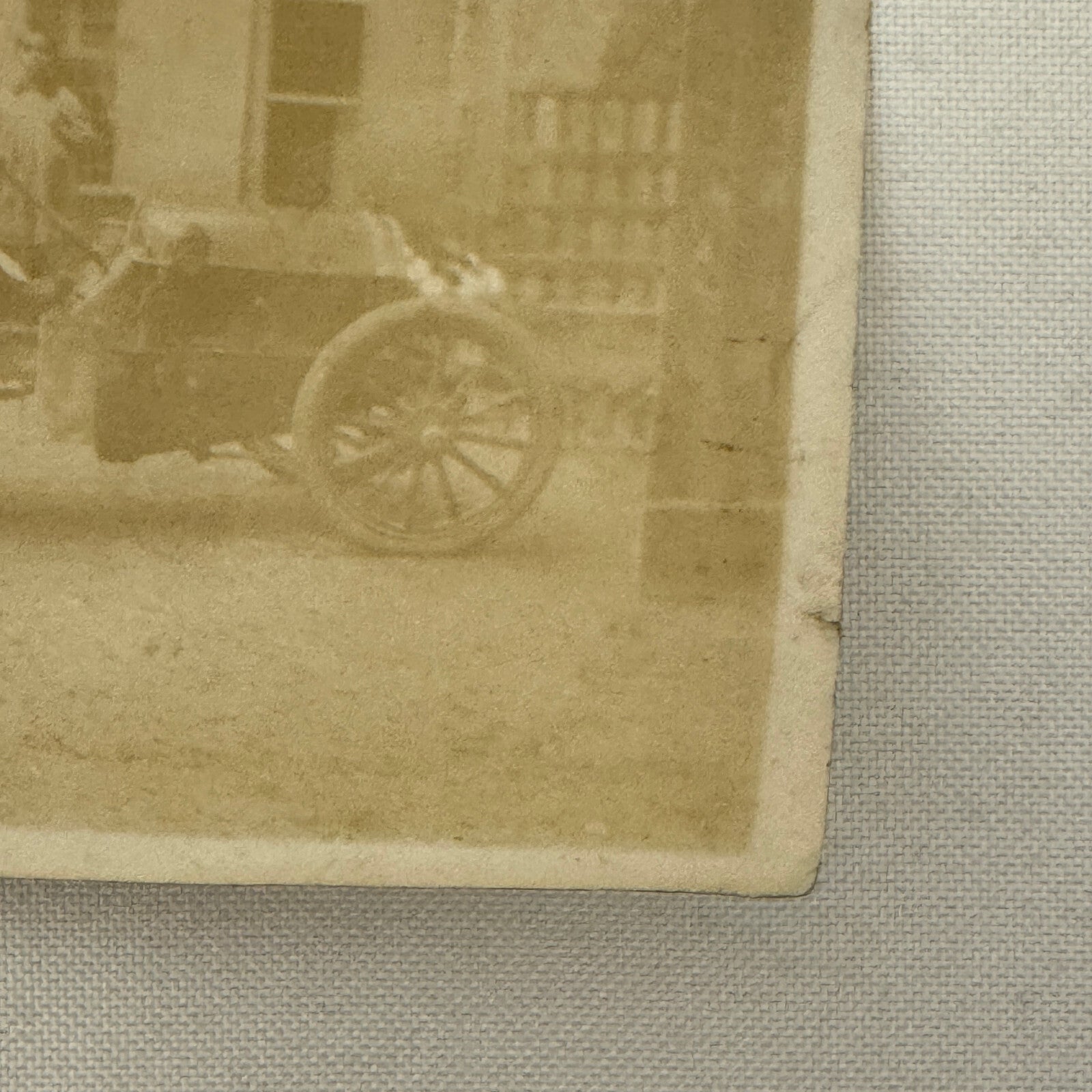 Vintage Photograph Photo Antique People in Early Automobile Car