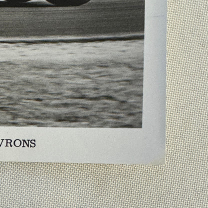 Vintage Racing Photo Photograph Chevron Cars MacMillan Motor Oil
