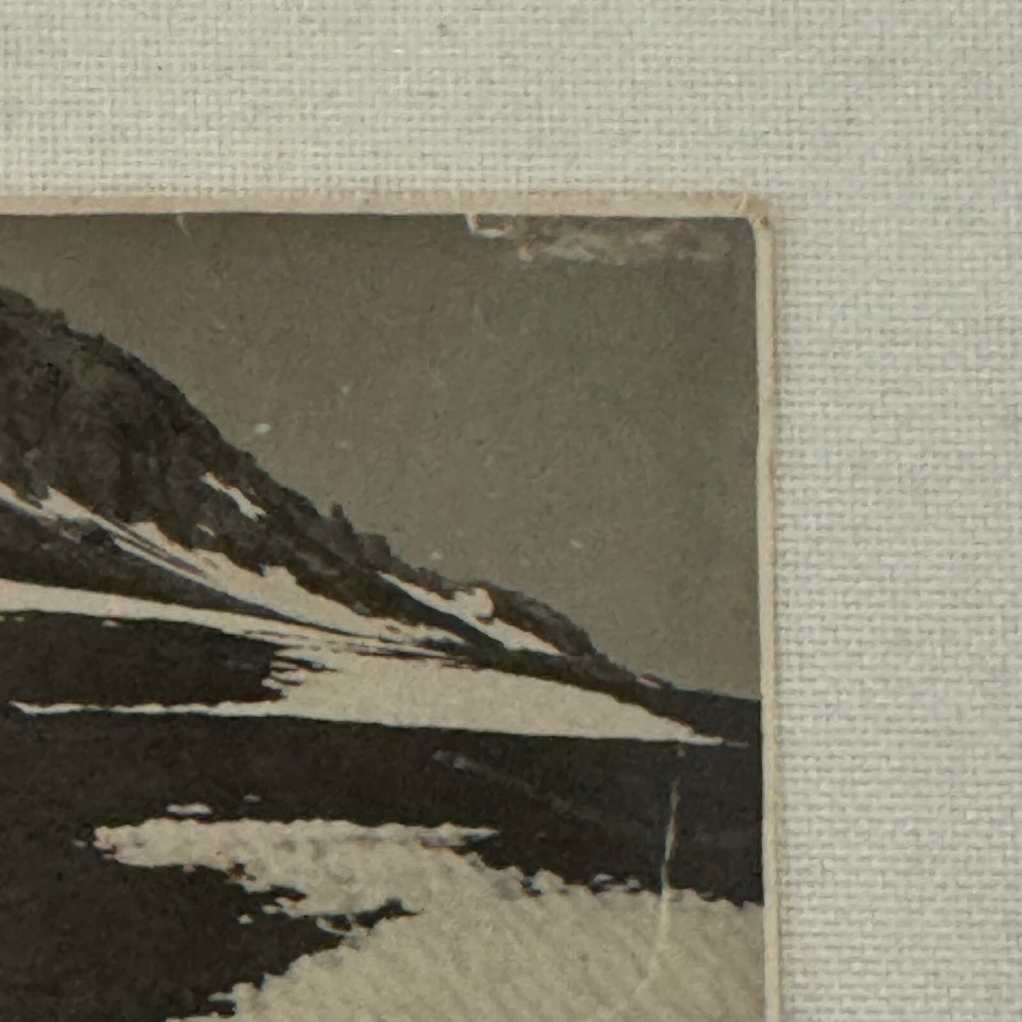 Antique Car Automobile Mountain Snow Italian Real Photo Postcard RPPC Photograph