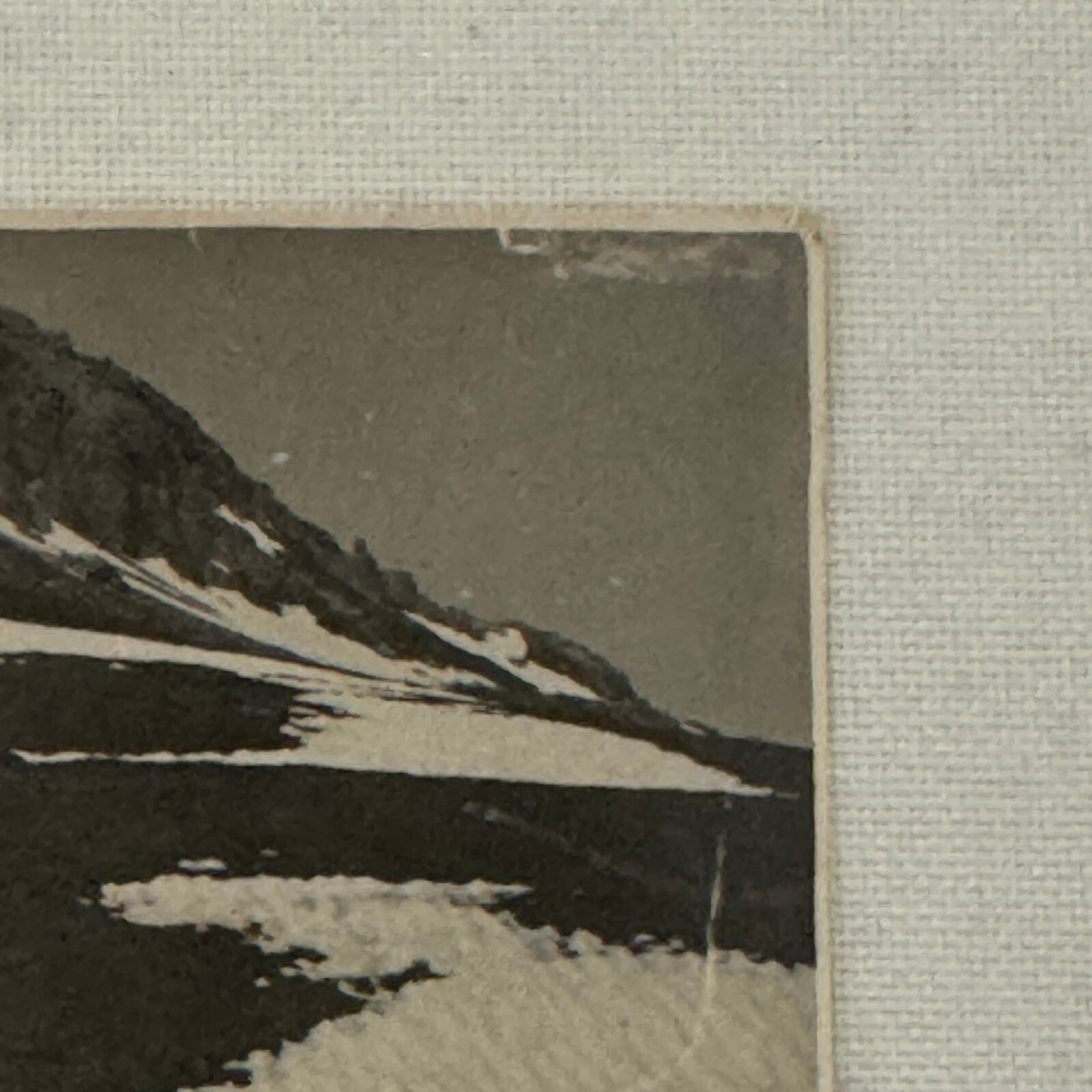 Antique Car Automobile Mountain Snow Italian Real Photo Postcard RPPC Photograph
