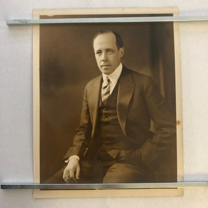 Press Photo Photograph Banker Portrait William McKee Chase National Bank Banking