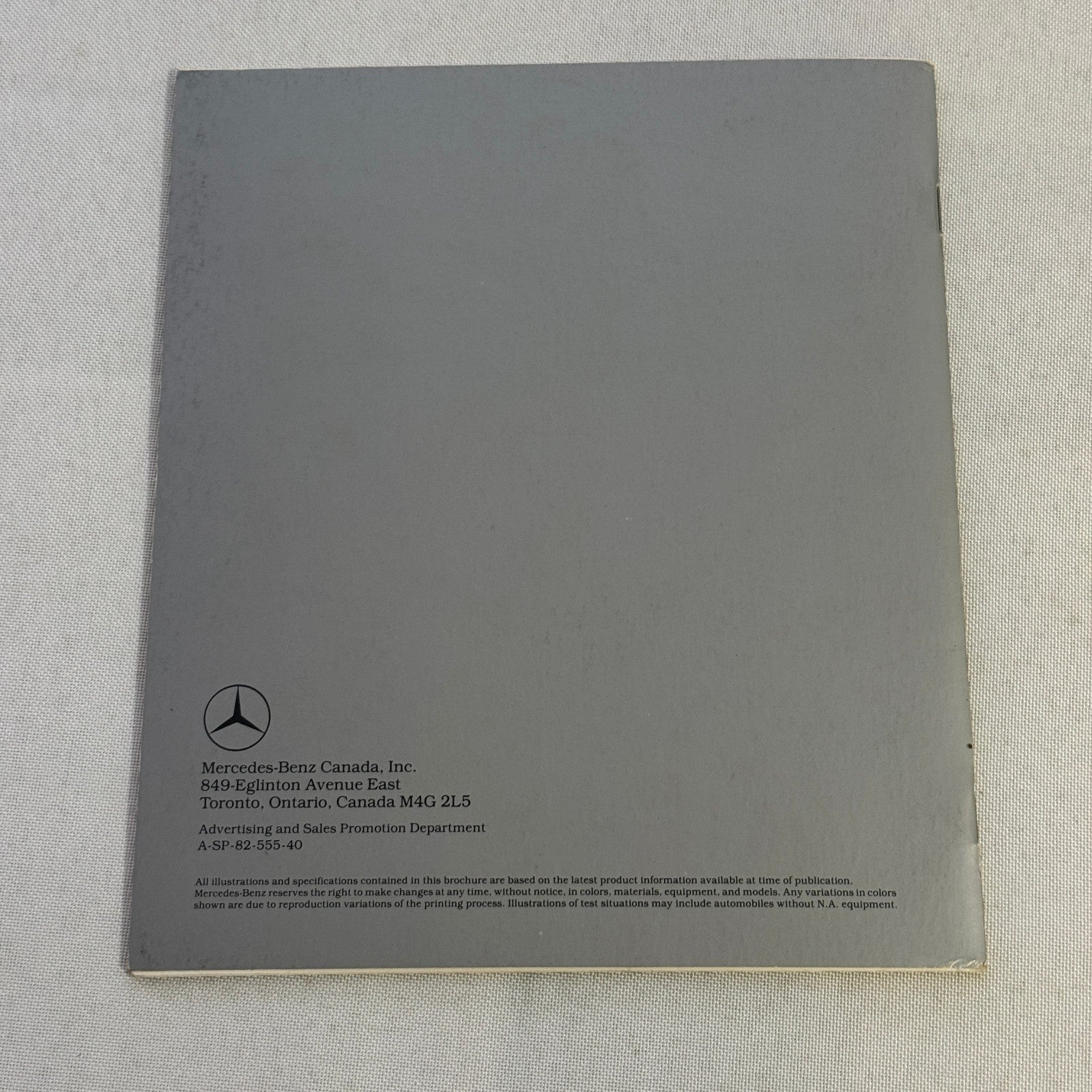 1983 Mercedes Benz Brochure Catalog 300D 380 SEC 380 SL 380 SEL 300SD 300CD TD