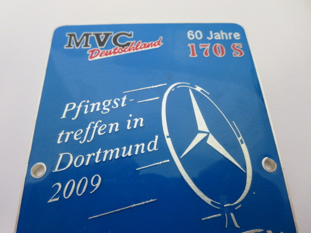 2009 Mercedes Benz MVC 170S 60 Jahre Pfingst Treffen in Dortmund Car Badge 170 S