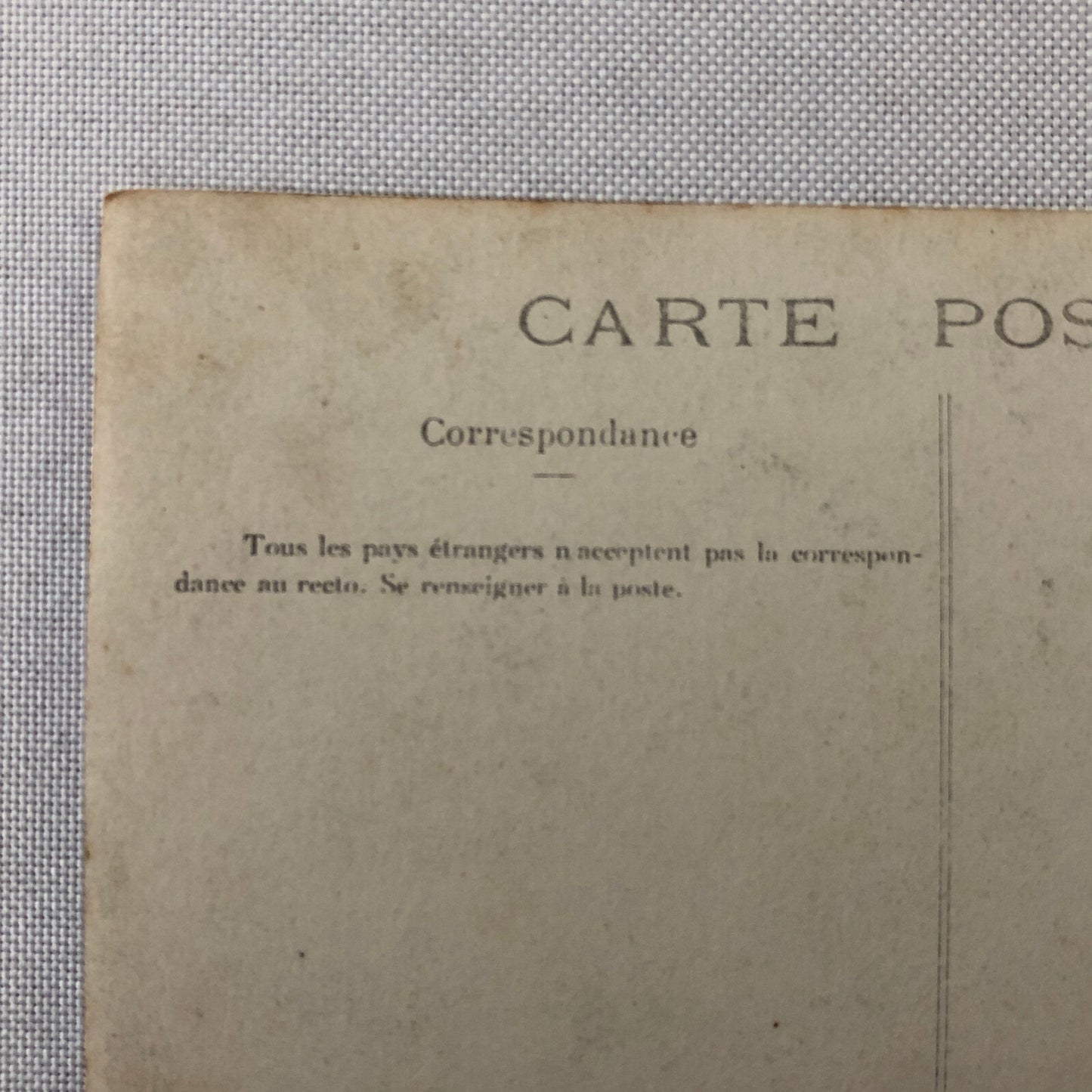 Circus Performer Postcard Post Card Acrobat Act Famille Craft