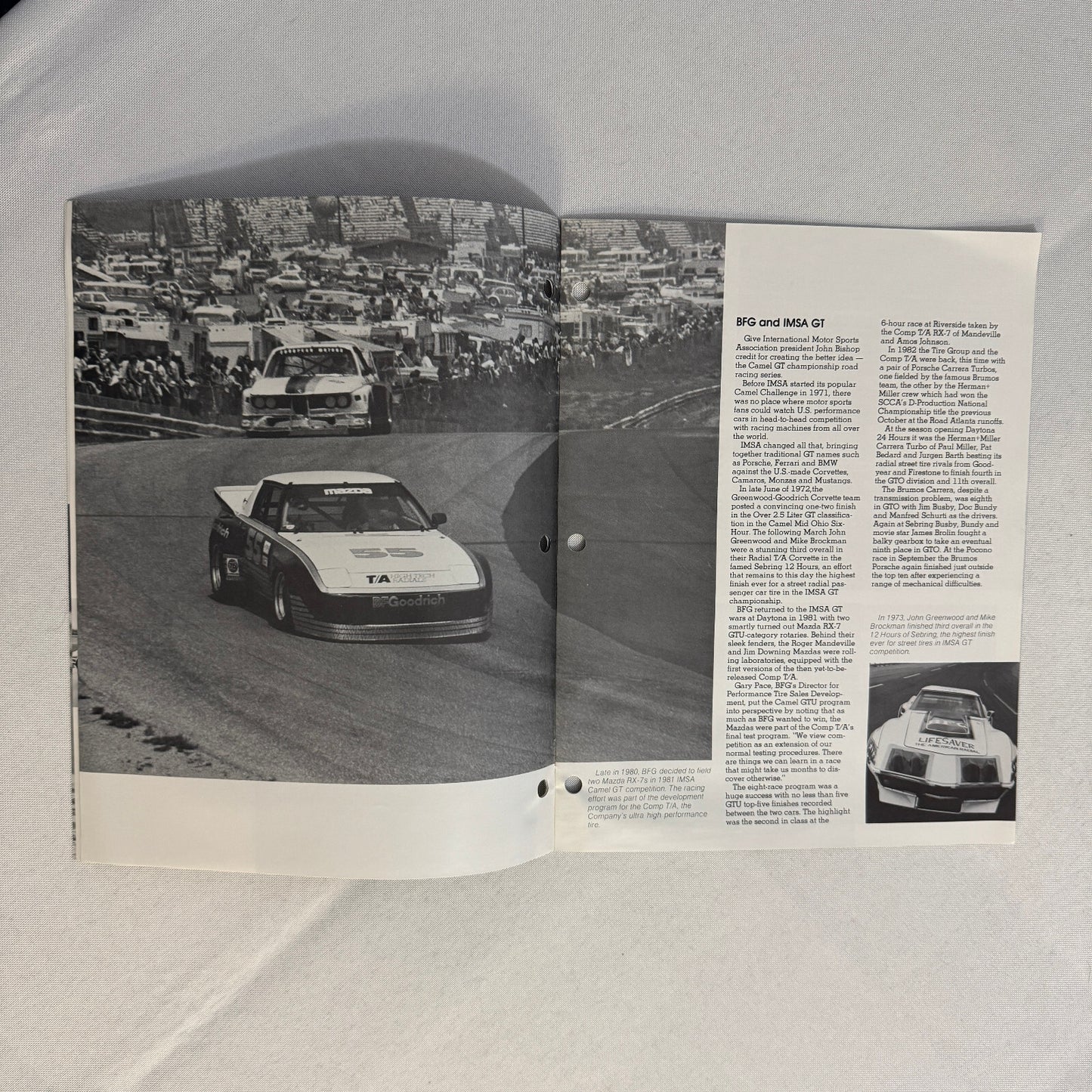 BF Goodrich Tire RACING Sales Brochure Catalog Baja 1000 IMSA LeMans Rally