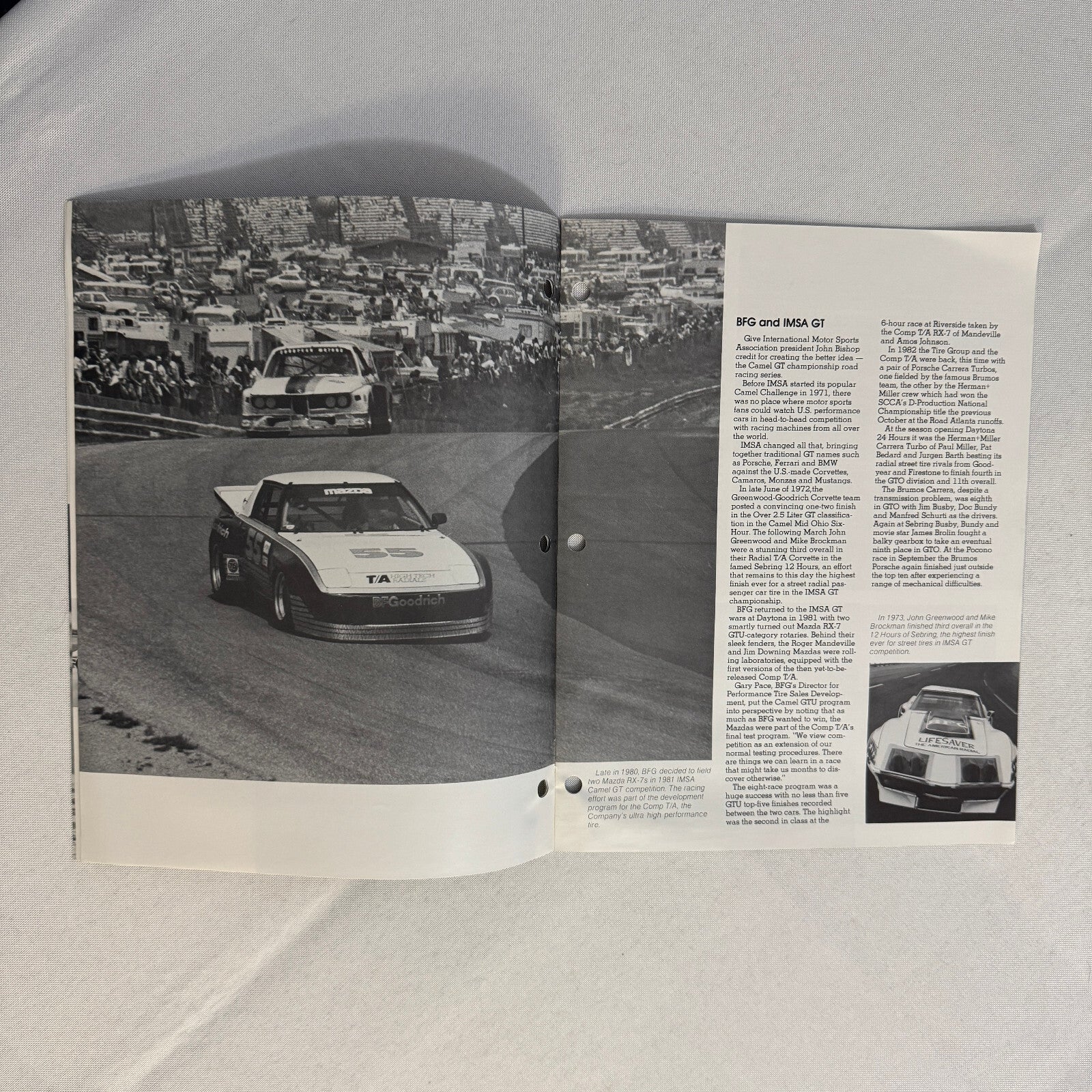 BF Goodrich Tire RACING Sales Brochure Catalog Baja 1000 IMSA LeMans Rally