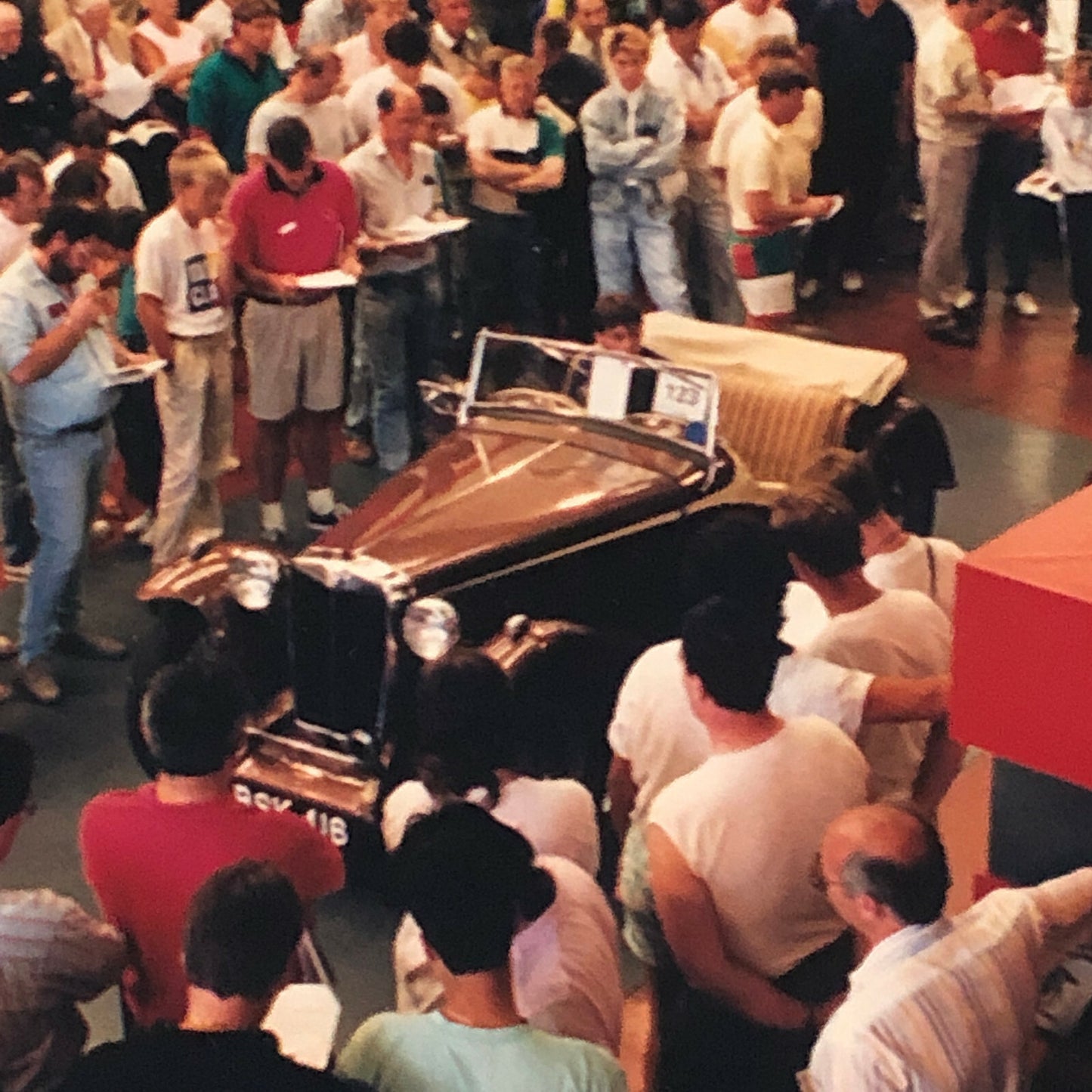 Vintage 1949 MG TC Car at Auction Photo Photograph Print 
