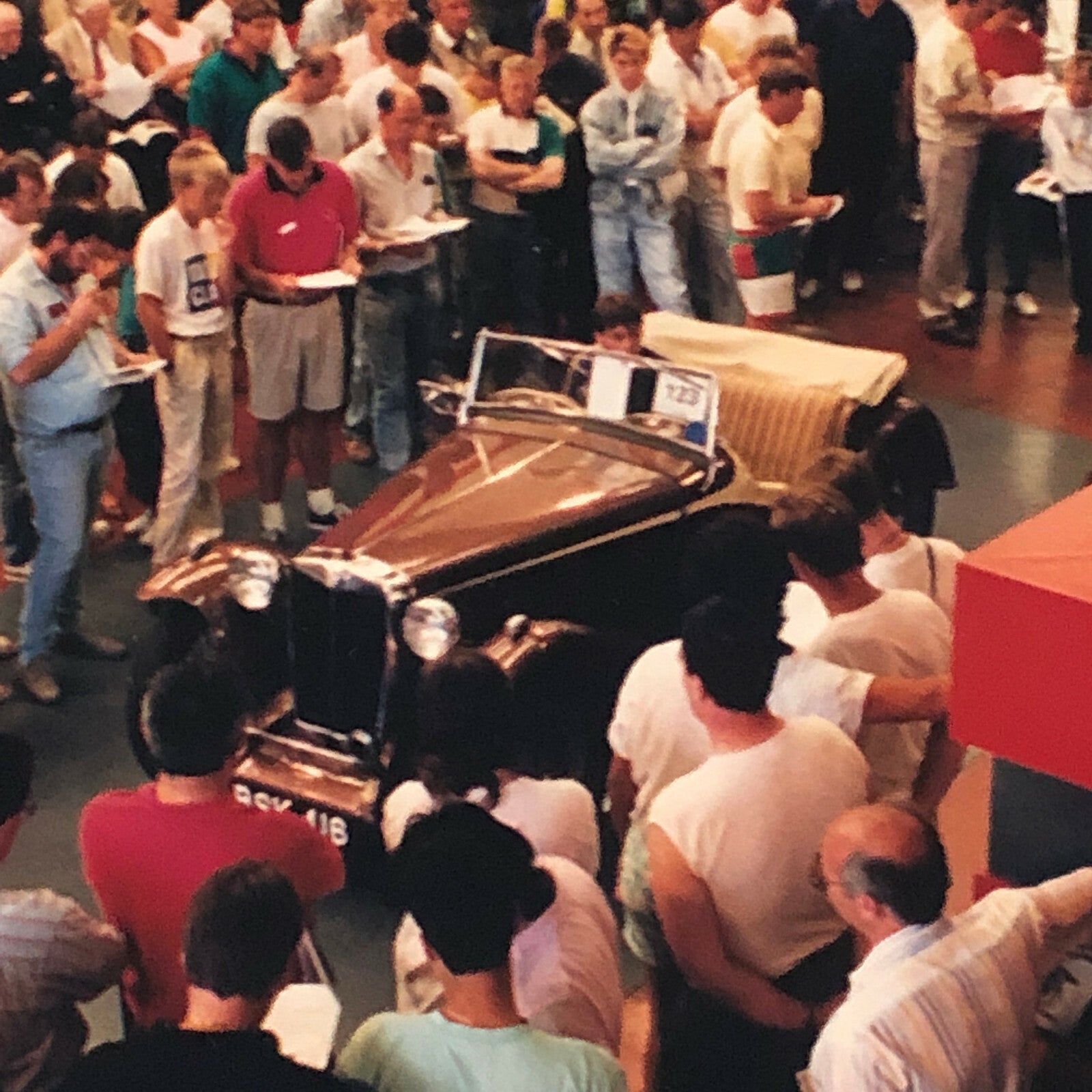 Vintage 1949 MG TC Car at Auction Photo Photograph Print 