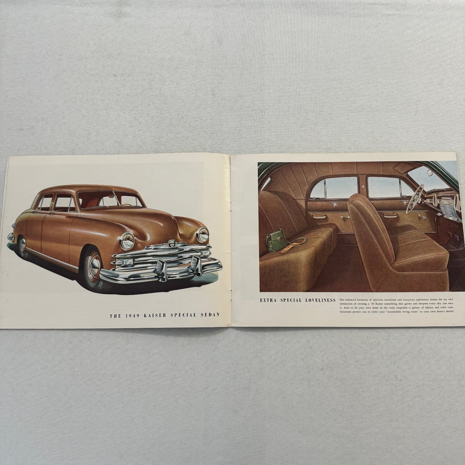 1949 Kaiser Car Sales Brochure Catalog Vintage Virginian Deluxe Special